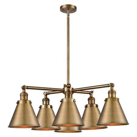 Innovations Lighting 6 Light Chandelier 207-6CR-BB-M13-BB